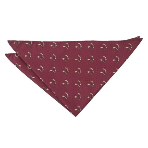 Birds Themed Embroidered Pocket Square